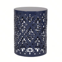 Metal S/2 Outdoor End Table