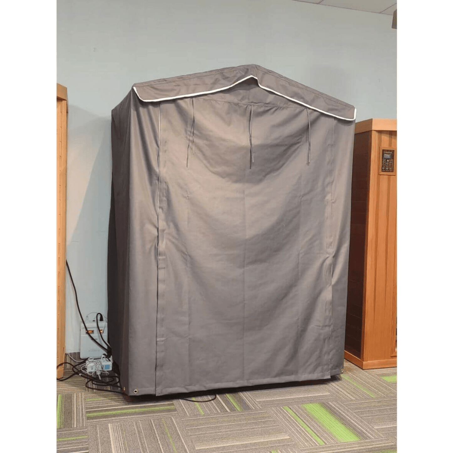 Outdoor Rain Cover For 4-Person Sauna – Windproof, Durable Protection With Zipper Design