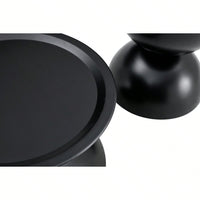 Coffee Round Tables With Storage & Movable Table Top