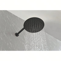 Wall Mounted High Pressure Shower System with 10 Inch Stainless Steel Rain Head and Handheld Set