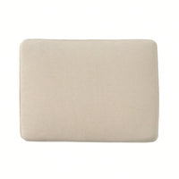 Contemporary Springfield Ottoman With Birch Wood Legs - Versatile Upholstered Accent Piece