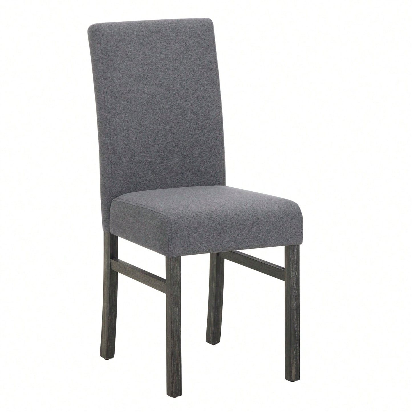 Modern Rectangular Dining Table with Solid Wood Legs and High-Resilience Foam Chairs for Small Spaces and Kitchens
