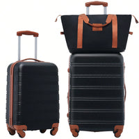 Durable 2 Piece Expandable Hardshell Luggage Set with TSA Lock 20 and 24 Inch Spinner Suitcases for Hassle-Free Travel