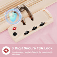 Durable 2 Piece Expandable Hardshell Luggage Set with TSA Lock 20 and 24 Inch Spinner Suitcases for Hassle-Free Travel