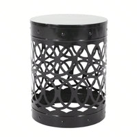 Modern Metal S2 End Table Stylish Accent Table for Living Room and Bedroom