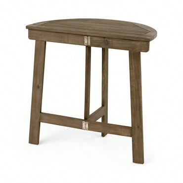 Westmont Half-Round Bistro Table, Grey