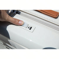 24 Inch TSA Lock Lightweight Spinner Suitcase with USB Port Wheel Lock and Spacious Storage