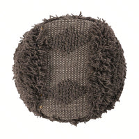 Roja Handcrafted Wool & Cotton Stool: Boho Chic For Your Space