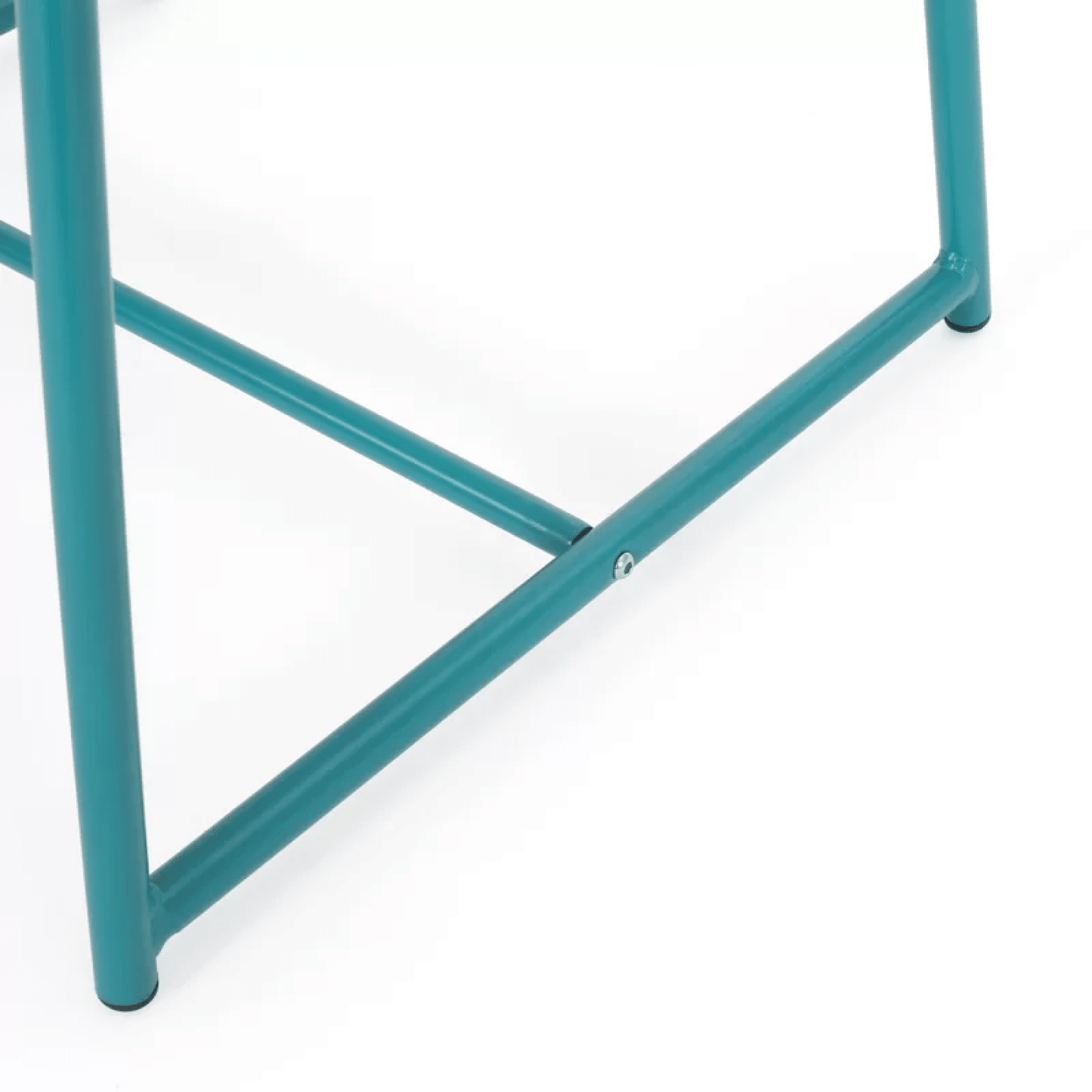 Elba 15.5" Side Table Modern Mesh Design With Durable Metal Frame