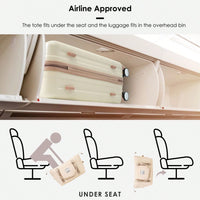 Front Opening 20-Inch Carry-On Luggage Set: Expandable Travel Bag With USB Port And Cup Holder