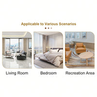 Modern Square MDF Coffee Table With Light Wood Texture 15.7x15.7x15.7 Easy Assembly Stylish Design For Living Room