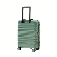 24 Inch Green Hardside Luggage with TSA Lock USB Port Expandable Spinner Wheels Durable Travel Suitcase with Adjustable Handle