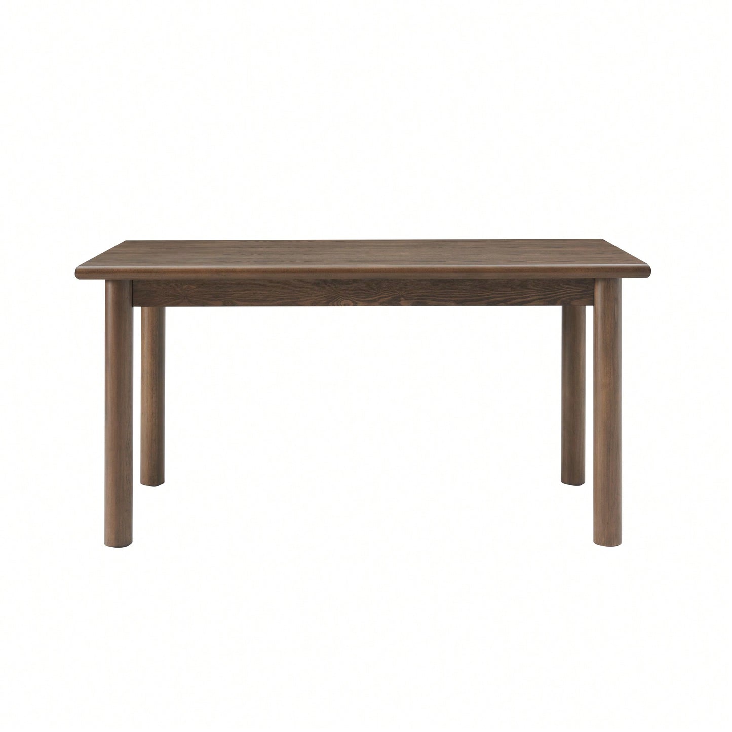 Mid Century Modern 60 Inch Rectangular Dining Table for 6-8 Solid Wood Legs Easy Assembly Kitchen Furniture