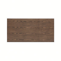 Mid Century Modern 60 Inch Rectangular Dining Table for 6-8 Solid Wood Legs Easy Assembly Kitchen Furniture