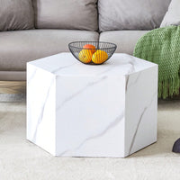 Stylish MDF Coffee Table With Unique Texture Patterns For Modern Living Room Decor