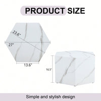 Stylish MDF Coffee Table With Unique Texture Patterns For Modern Living Room Decor