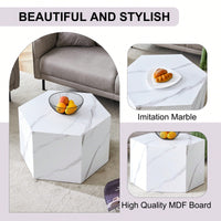 Stylish MDF Coffee Table With Unique Texture Patterns For Modern Living Room Decor