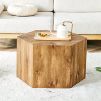 Stylish MDF Coffee Table With Unique Texture Patterns For Modern Living Room Decor