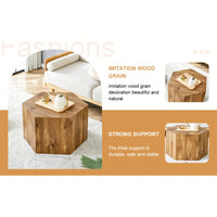 Stylish MDF Coffee Table With Unique Texture Patterns For Modern Living Room Decor