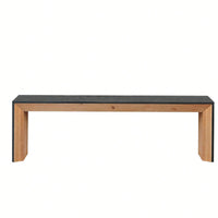 Modern Multicolored Wooden Dining Bench Stool For Home Bedroom Kitchen Living Room