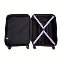 Lavender Purple 20 Inch Lightweight Carry On Luggage with 360° Spinner Wheels and Spacious Interior