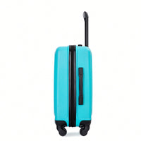 Lavender Purple 20 Inch Lightweight Carry On Luggage with 360° Spinner Wheels and Spacious Interior