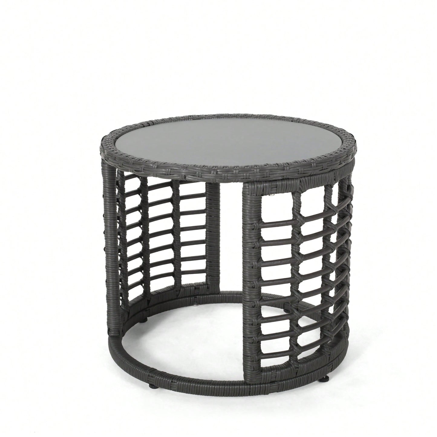 Stylish Outdoor Side Table For Drinks And Relaxation