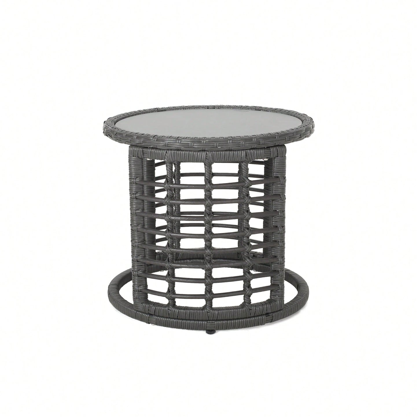 Stylish Outdoor Side Table For Drinks And Relaxation