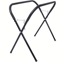 Heavy Duty Folding Work Stand For Garage And Shop - 750 Lb Capacity Portable Table For Bumpers, Fenders, Doors, And Hoods