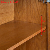 Sideboard Buffet Cabinet With Adjustable Shelves For Entryway Living Room Kitchen Dining Room