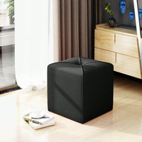 Versatile Square Cassella Cube Ottoman For Extra Seating And Footrest In Living Room Or Playroom