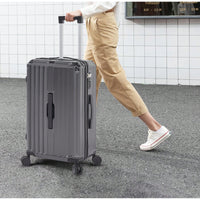 4 Piece Expandable Lightweight Luggage Set With 360 Degree Spinner Wheels Durable TSA Lock Travel Suitcases