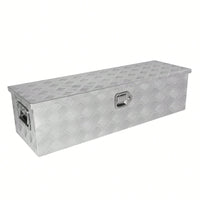 39 Inch Lightweight Aluminum Truck Tool Box with Gas Strut Lock Weather-Resistant Design for Trailers and Pickups