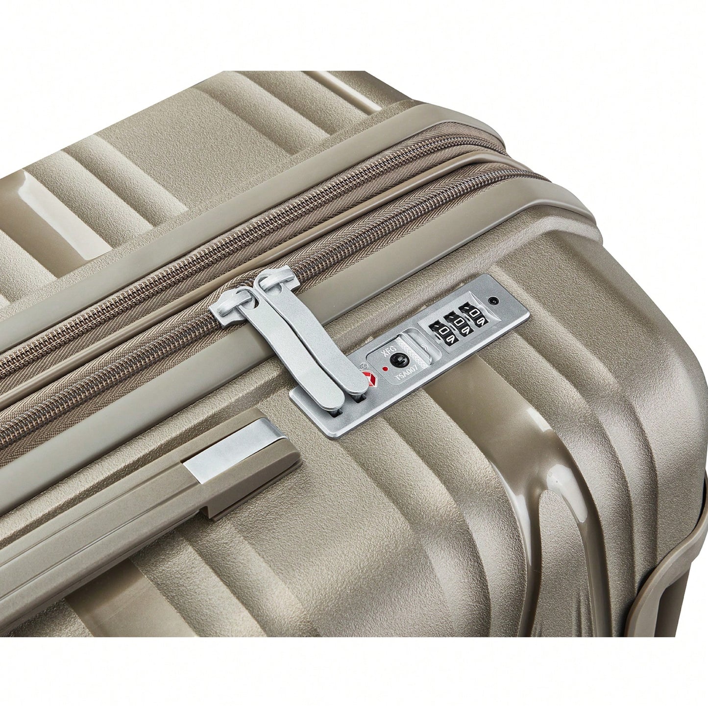 Lightweight 4 Piece Expandable Hard Shell Luggage Set With TSA Lock And Silent Spinner Wheels For Travel