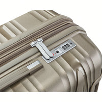 Lightweight 4 Piece Expandable Hard Shell Luggage Set With TSA Lock And Silent Spinner Wheels For Travel