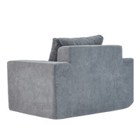 High-Density Foam Sofa Couch with Washable Cover and Waterproof Fabric for Living Room Gaming Room