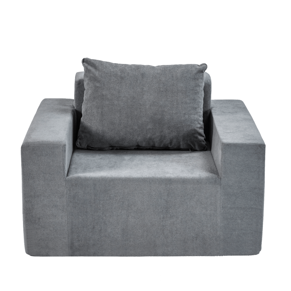 High-Density Foam Sofa Couch with Washable Cover and Waterproof Fabric for Living Room Gaming Room