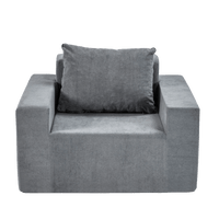 High-Density Foam Sofa Couch with Washable Cover and Waterproof Fabric for Living Room Gaming Room