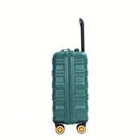 TSA Approved 18.5" Hard Shell Carry On Suitcase With 360° Spinner Wheels And Adjustable Pull Rod - Ideal For Business Travel