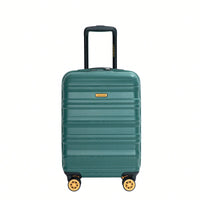 TSA Approved 18.5" Hard Shell Carry On Suitcase With 360° Spinner Wheels And Adjustable Pull Rod - Ideal For Business Travel