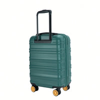 TSA Approved 18.5" Hard Shell Carry On Suitcase With 360° Spinner Wheels And Adjustable Pull Rod - Ideal For Business Travel