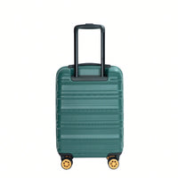 TSA Approved 18.5" Hard Shell Carry On Suitcase With 360° Spinner Wheels And Adjustable Pull Rod - Ideal For Business Travel