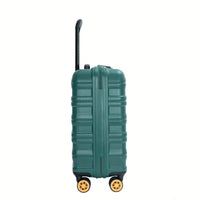 TSA Approved 18.5" Hard Shell Carry On Suitcase With 360° Spinner Wheels And Adjustable Pull Rod - Ideal For Business Travel