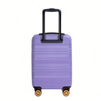 TSA Approved 18.5" Hard Shell Carry On Suitcase With 360° Spinner Wheels And Adjustable Pull Rod - Ideal For Business Travel