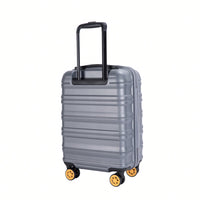 TSA Approved 18.5" Hard Shell Carry On Suitcase With 360° Spinner Wheels And Adjustable Pull Rod - Ideal For Business Travel