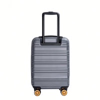 TSA Approved 18.5" Hard Shell Carry On Suitcase With 360° Spinner Wheels And Adjustable Pull Rod - Ideal For Business Travel