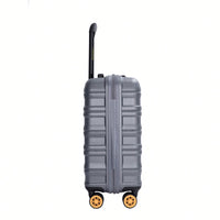 TSA Approved 18.5" Hard Shell Carry On Suitcase With 360° Spinner Wheels And Adjustable Pull Rod - Ideal For Business Travel