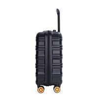 TSA Approved 18.5" Hard Shell Carry On Suitcase With 360° Spinner Wheels And Adjustable Pull Rod - Ideal For Business Travel