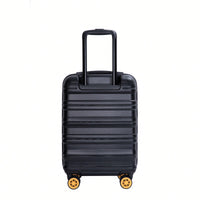 TSA Approved 18.5" Hard Shell Carry On Suitcase With 360° Spinner Wheels And Adjustable Pull Rod - Ideal For Business Travel