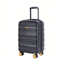 TSA Approved 18.5" Hard Shell Carry On Suitcase With 360° Spinner Wheels And Adjustable Pull Rod - Ideal For Business Travel